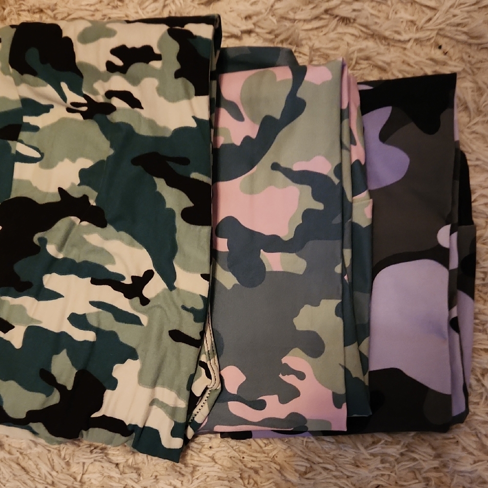 Camo Print Ladies Leggings